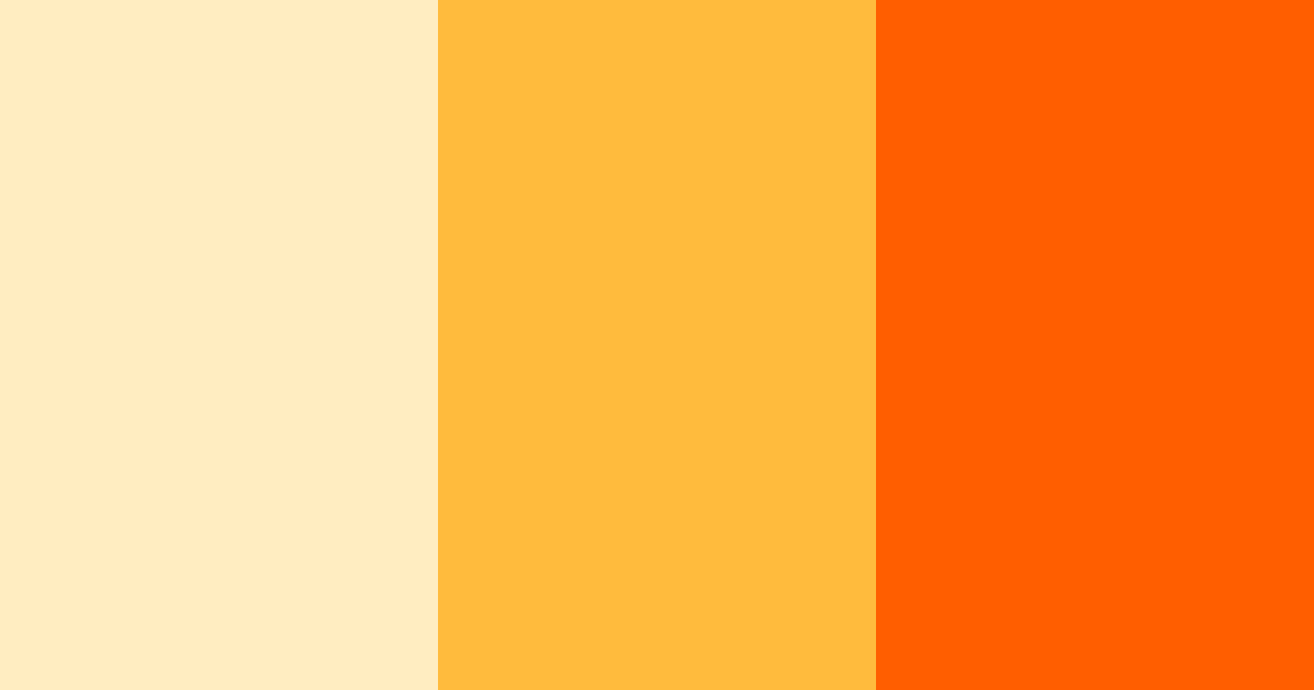 Download orange sunrise color palette PNG image (landscape)