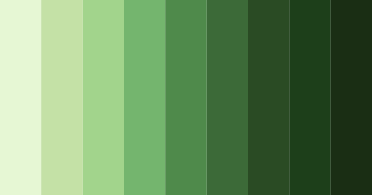 Download green earth color palette PNG image (landscape)
