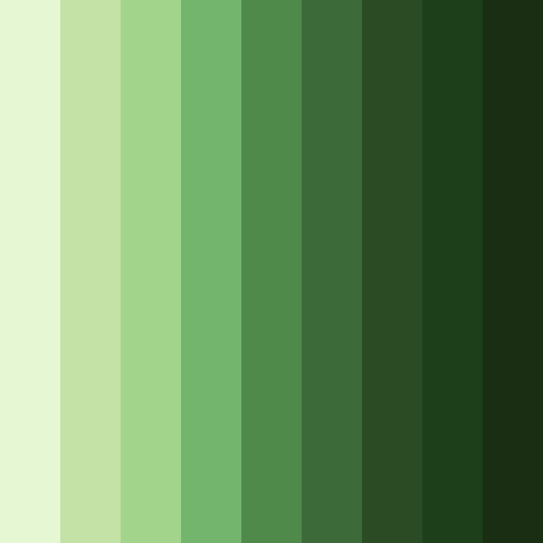 Download green earth color palette PNG image (square)