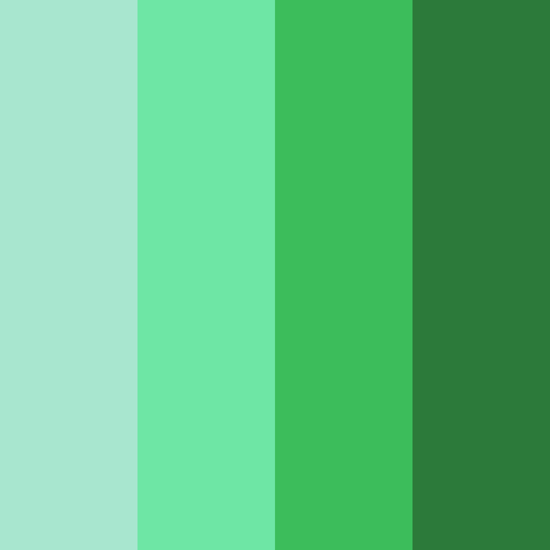 Download lush slime symphony color palette PNG image (square)
