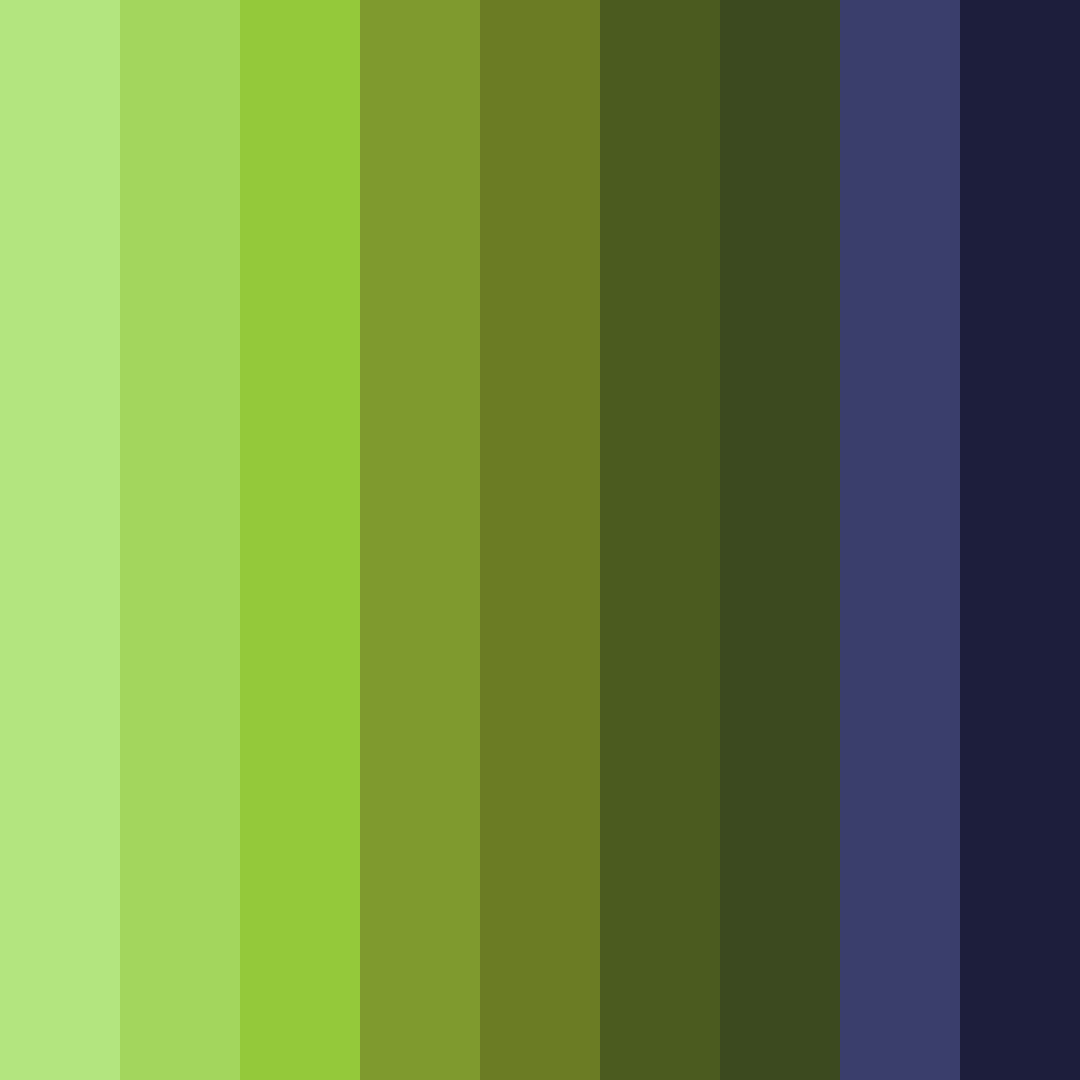 Download cosmic slime dream color palette PNG image (square)