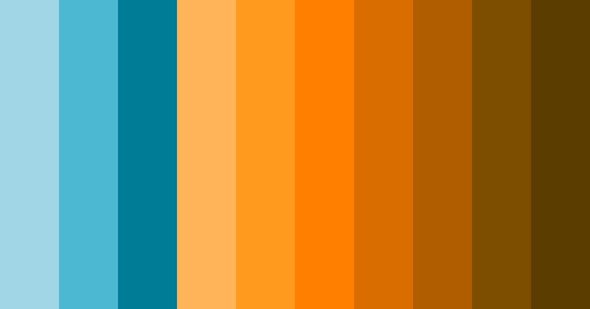 Download tropical sunrise color palette PNG image (landscape)
