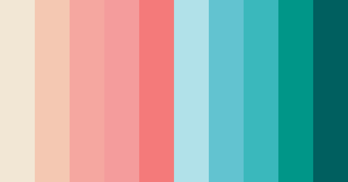 Download tropical christmas bliss color palette PNG image (landscape)