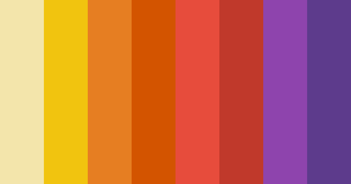 Download sensation spectrum color palette PNG image (landscape)