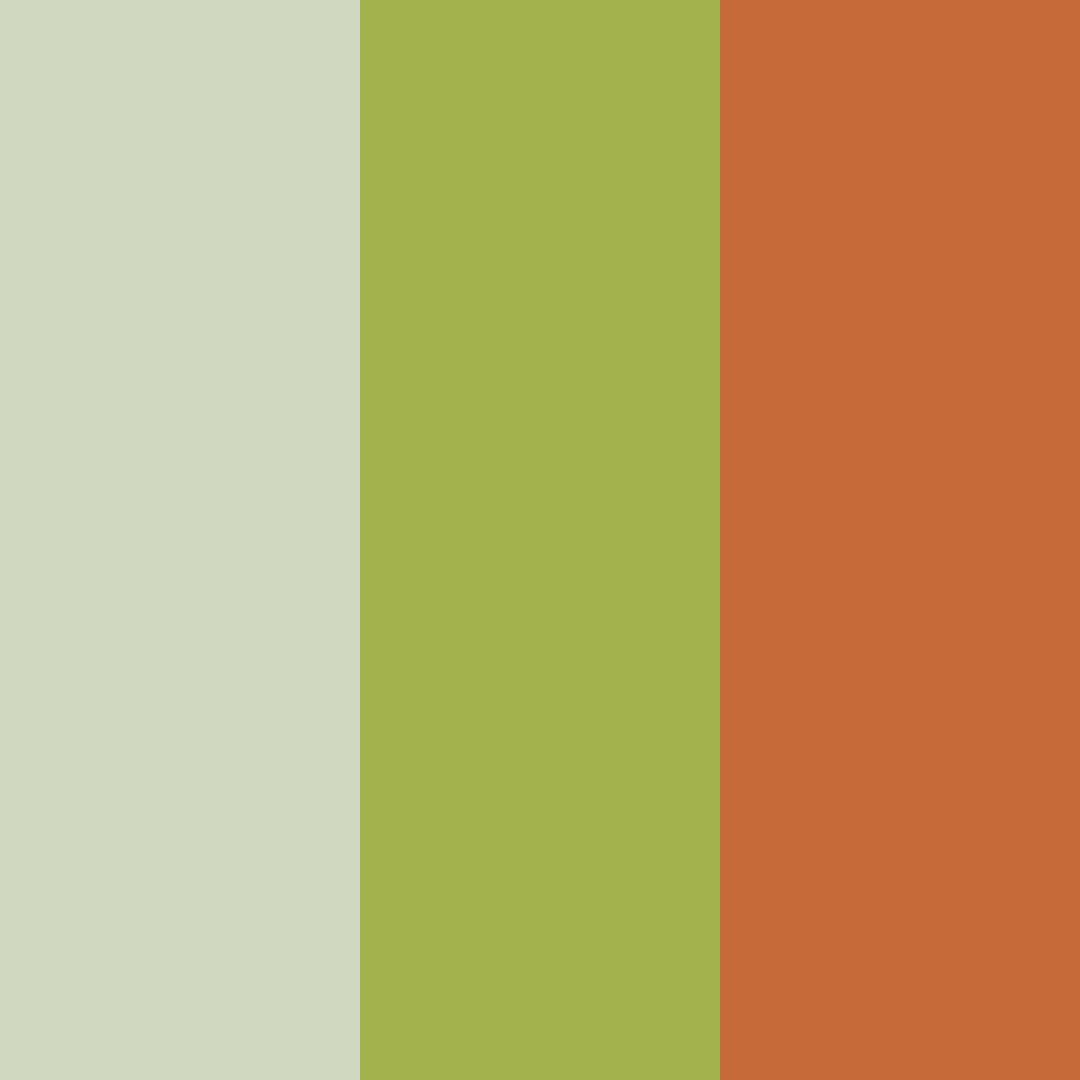 Download green gray orange color palette PNG image (square)