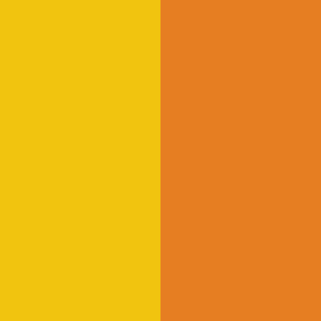 Download yellow and orange delight color palette PNG image (square)