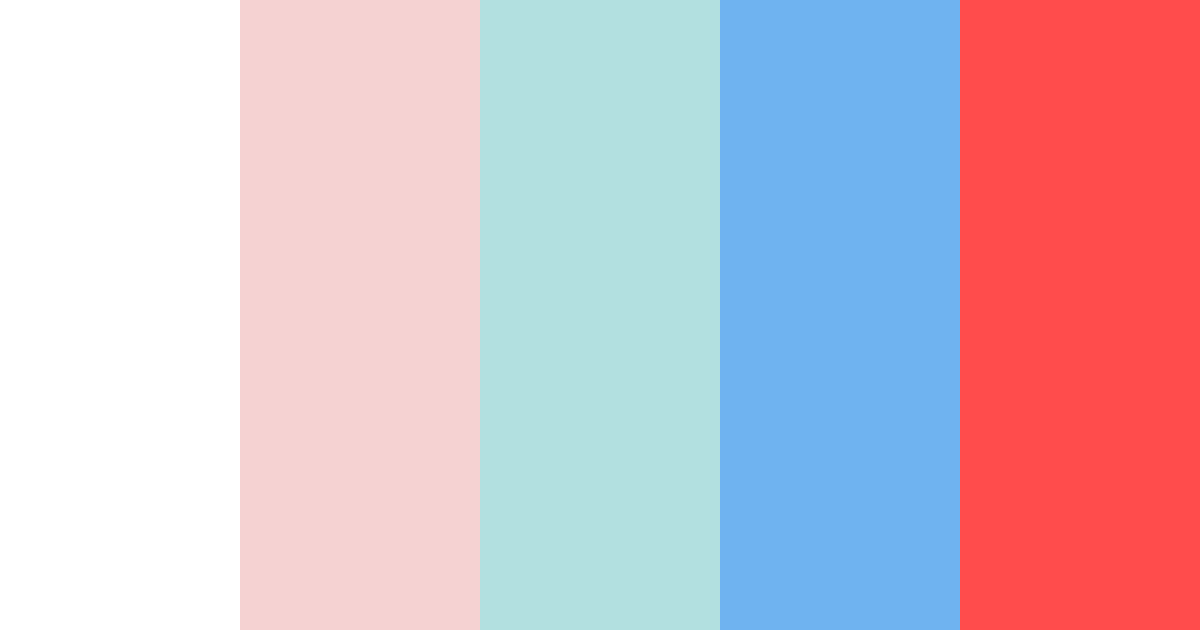 Download red and aqua bliss color palette PNG image (landscape)