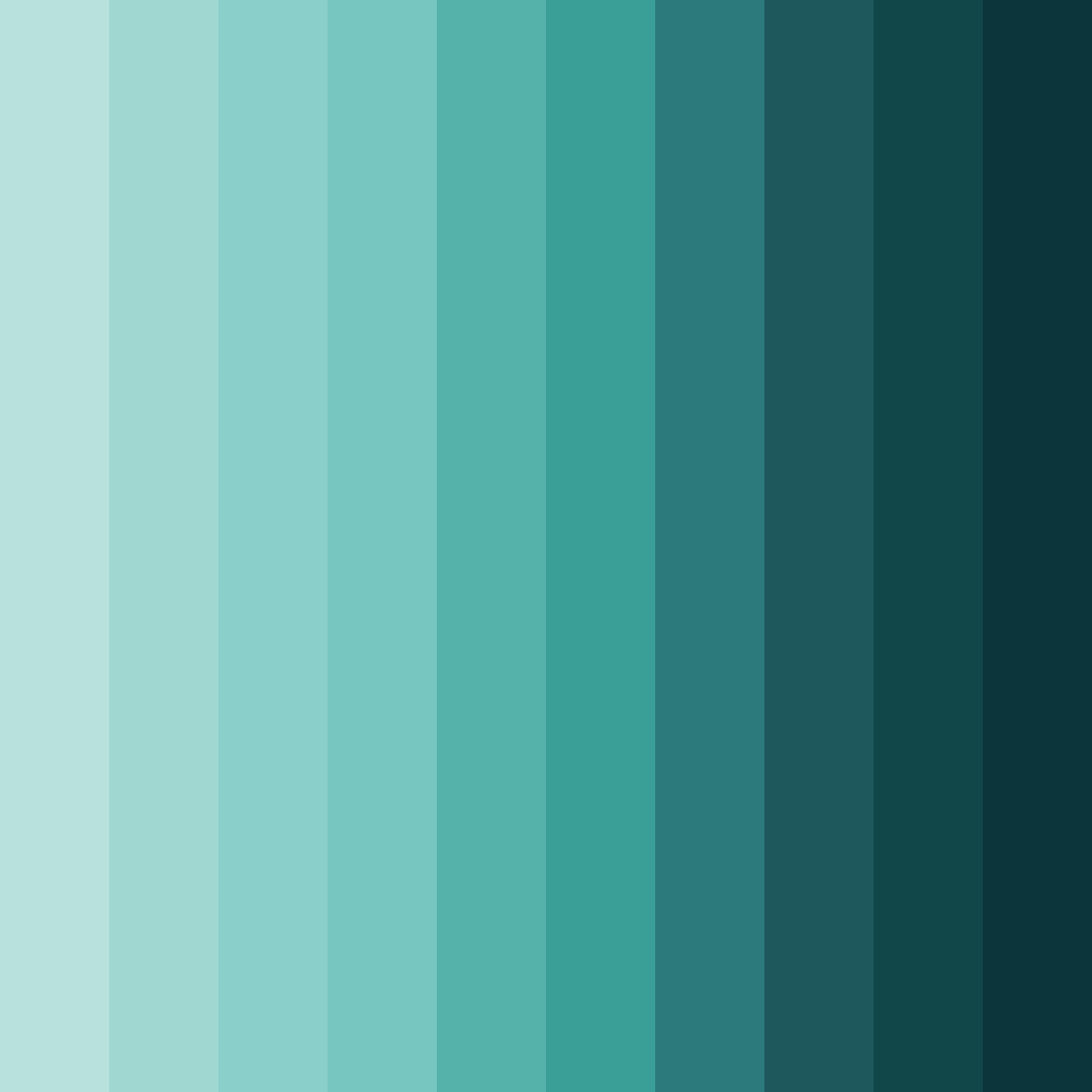 Download oceanic serenity color palette PNG image (square)