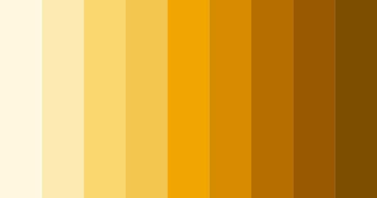 Download golden white color palette PNG image (landscape)