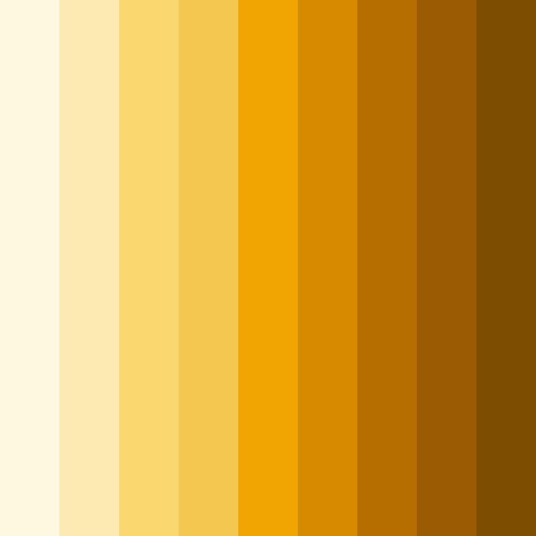 Download golden white color palette PNG image (square)