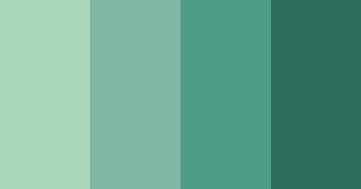 Download teal camping color palette PNG image (landscape)