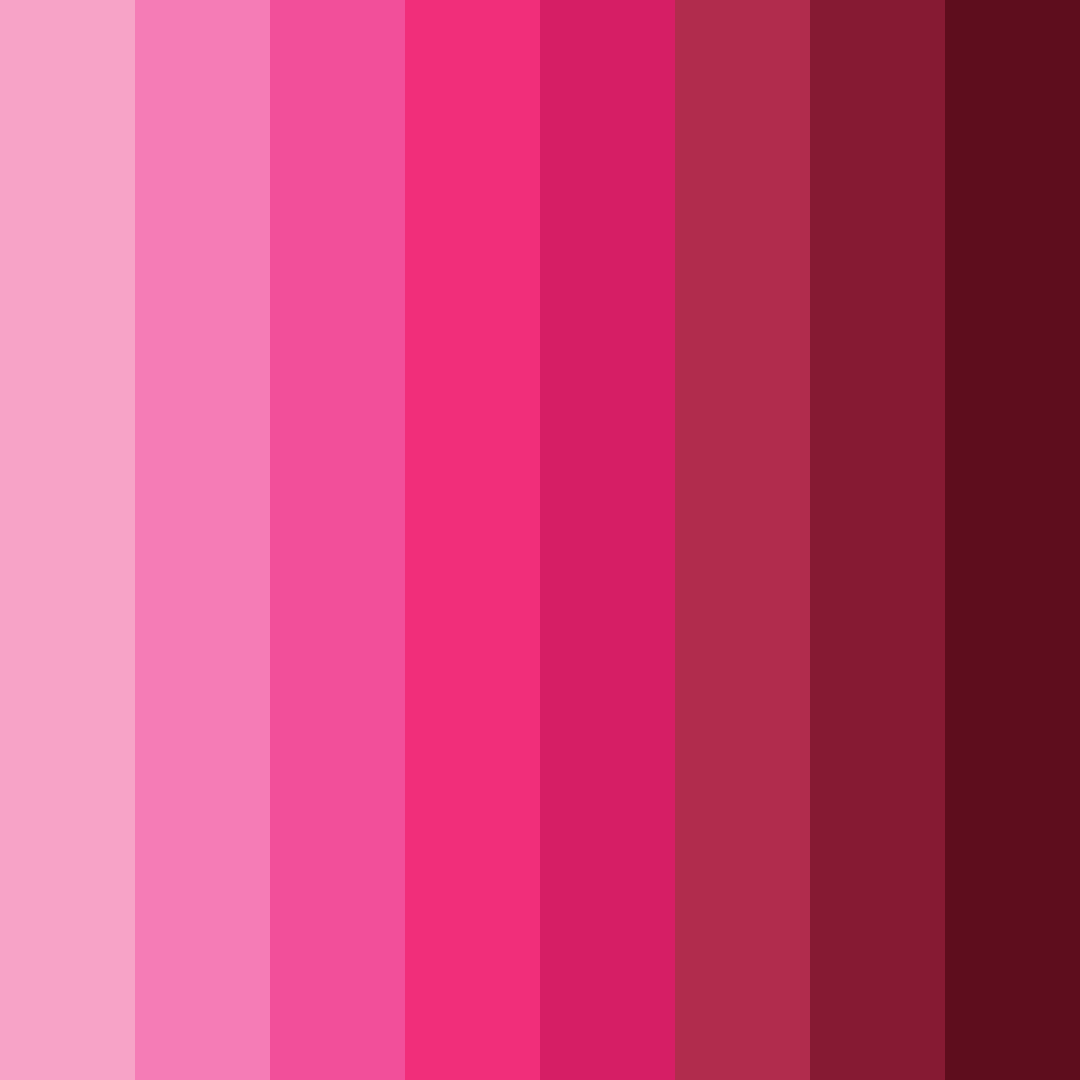 Download blushing petals color palette PNG image (square)