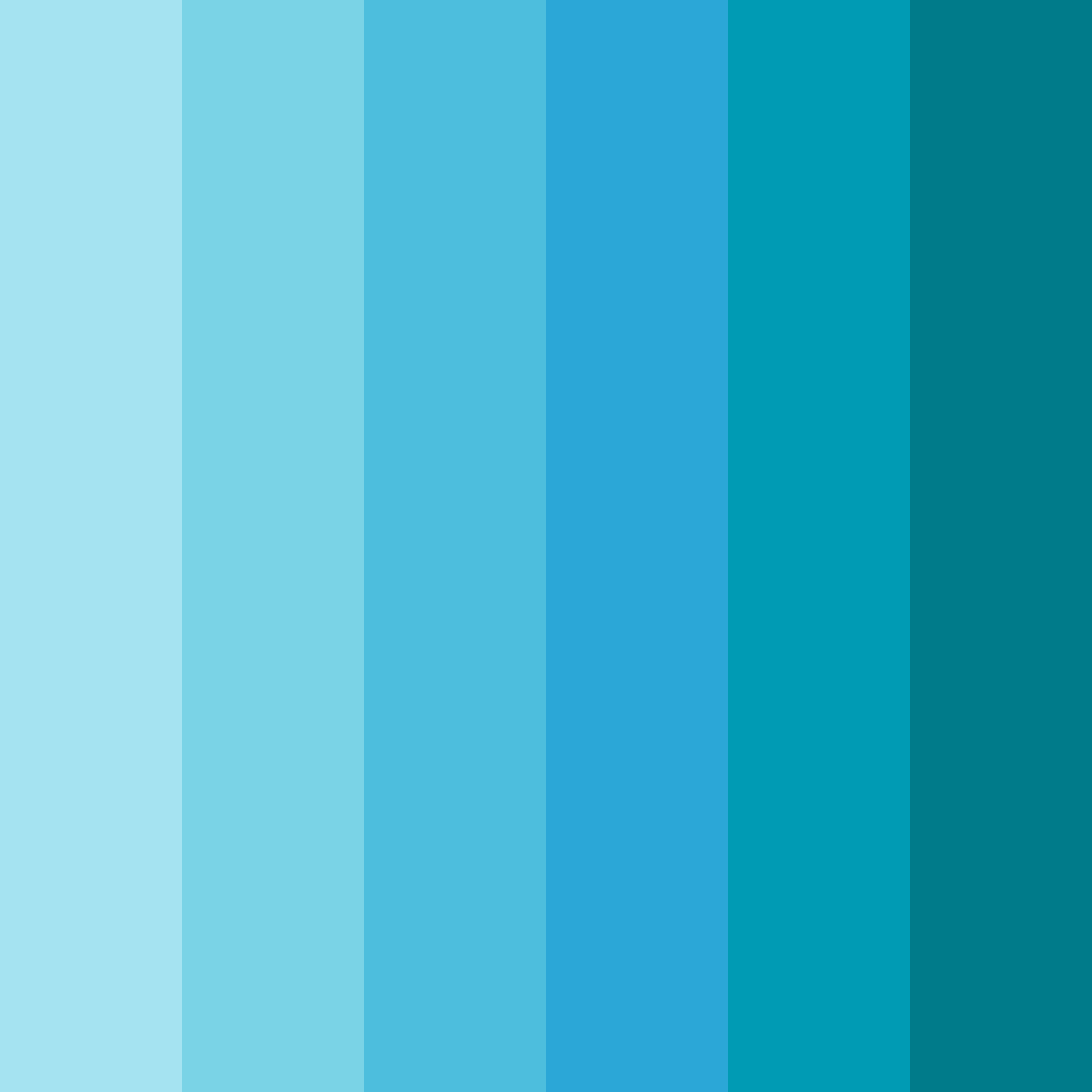 Download tropical breeze color palette PNG image (square)