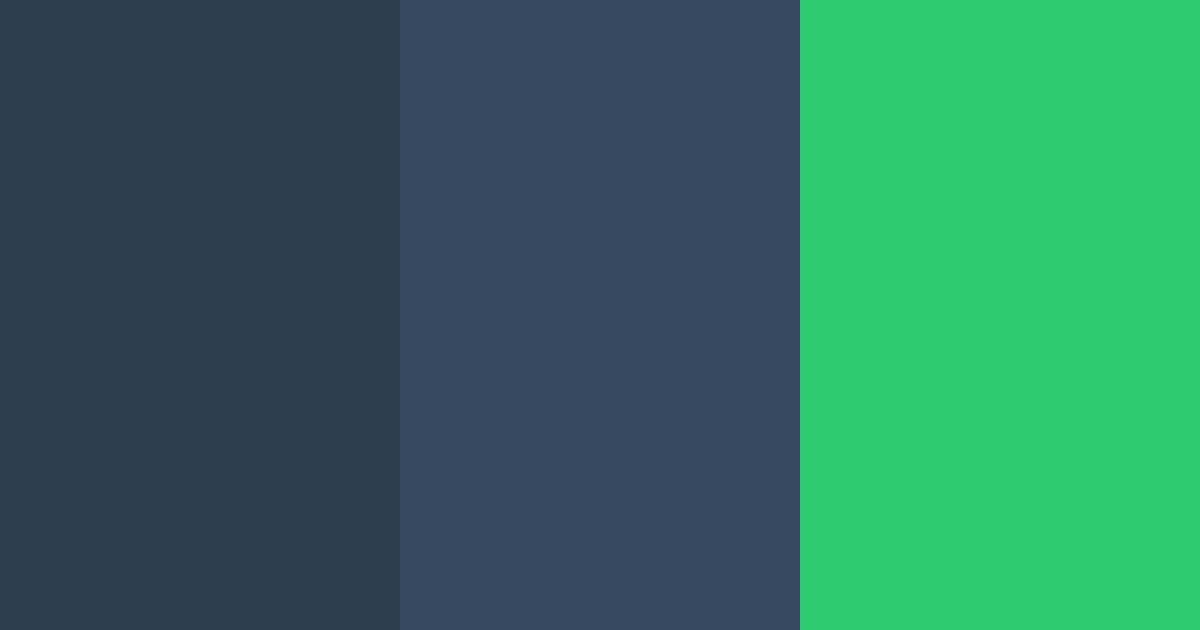 Download dark blue green color palette PNG image (landscape)