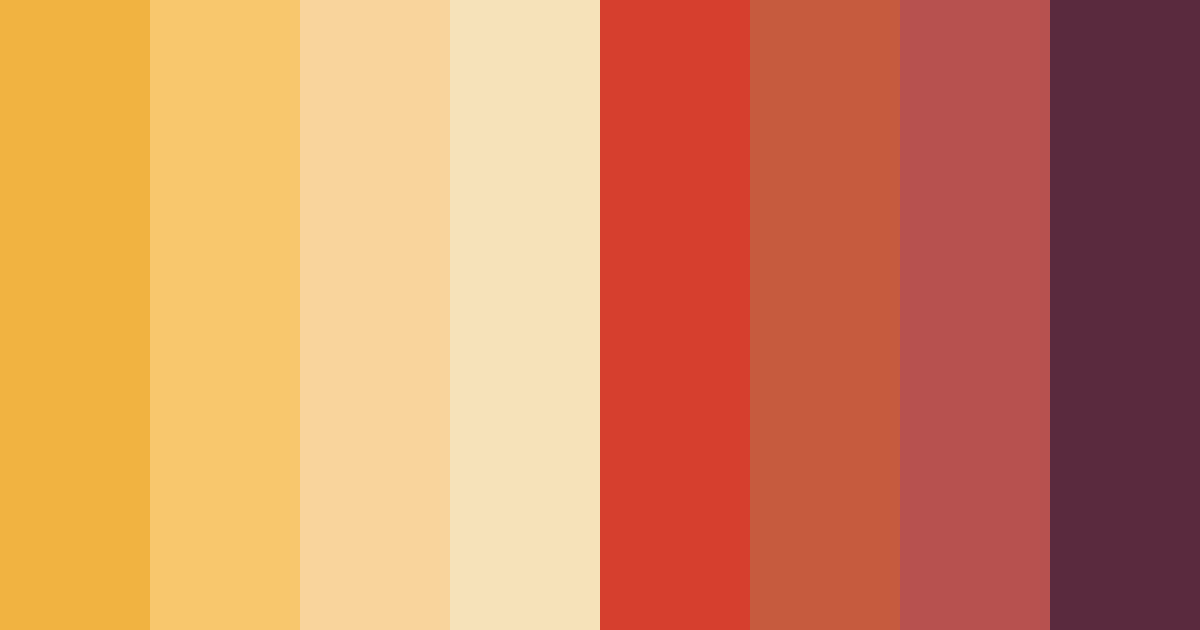 Download sunset red color palette PNG image (landscape)