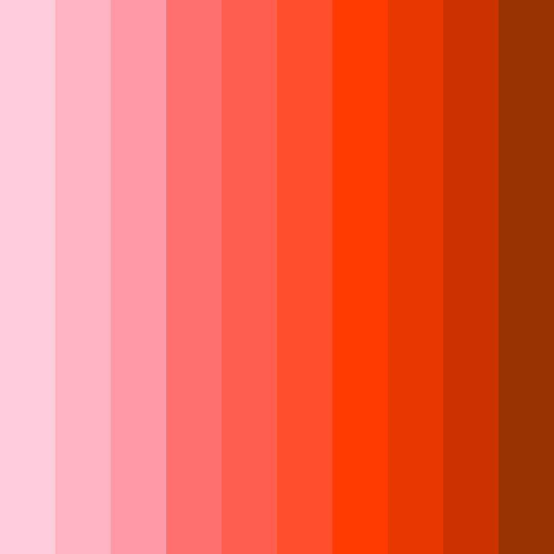 Download sunset sorbet color palette PNG image (square)