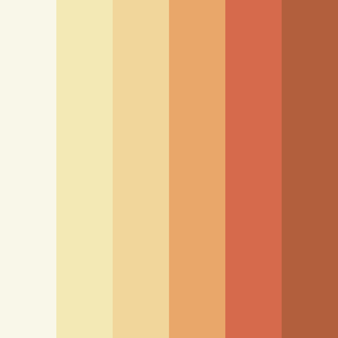 Download warm beige color palette PNG image (square)