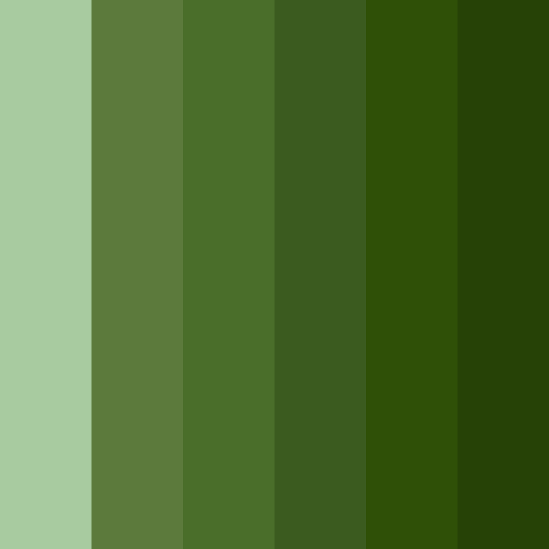 Download dark green color palette PNG image (square)