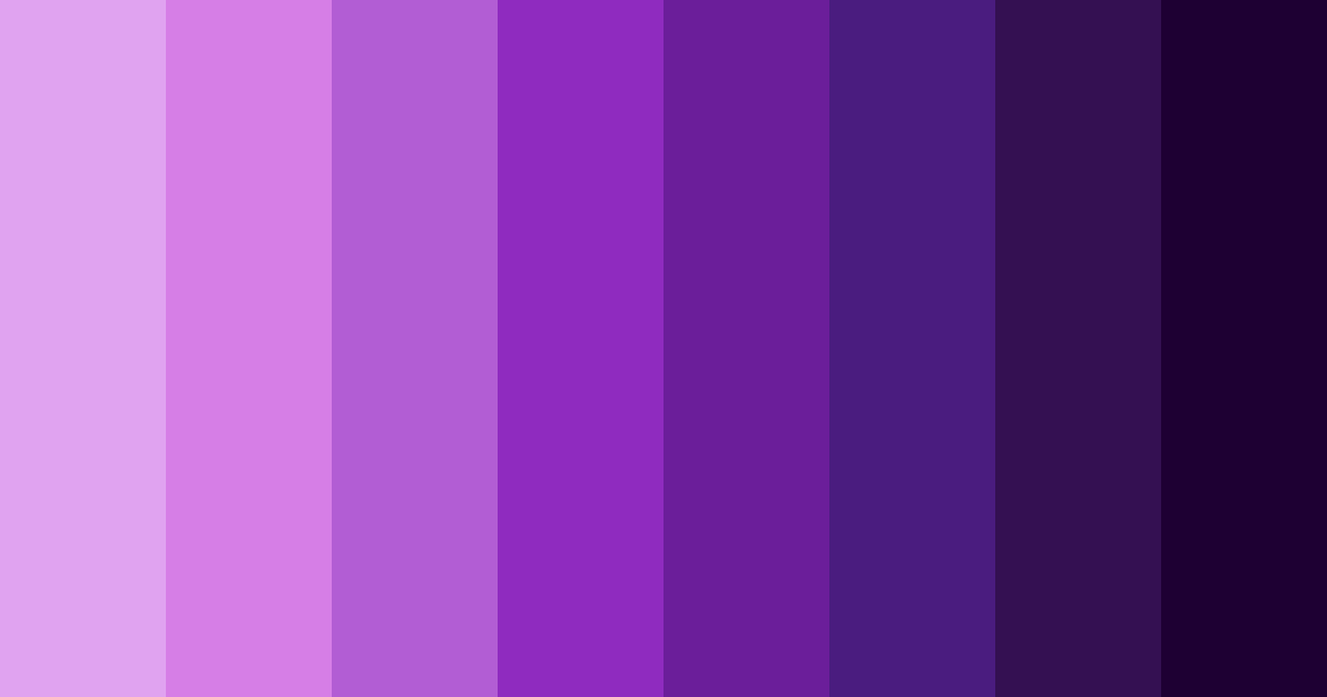 Download neon purple dream color palette PNG image (landscape)