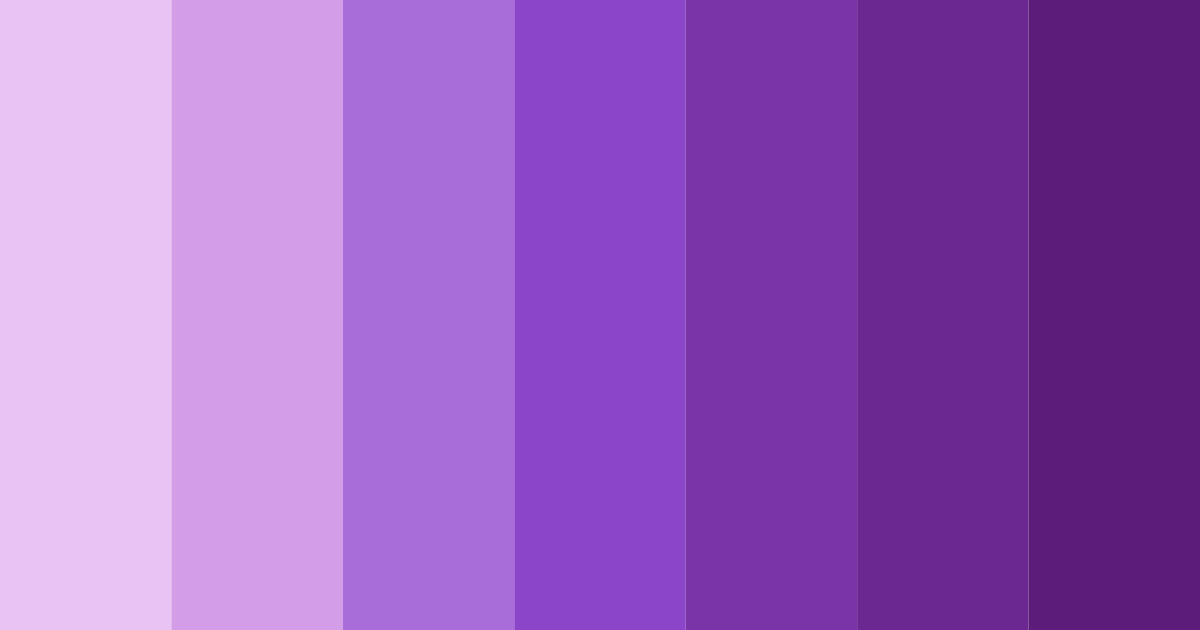 Download electric amethyst dream color palette PNG image (landscape)