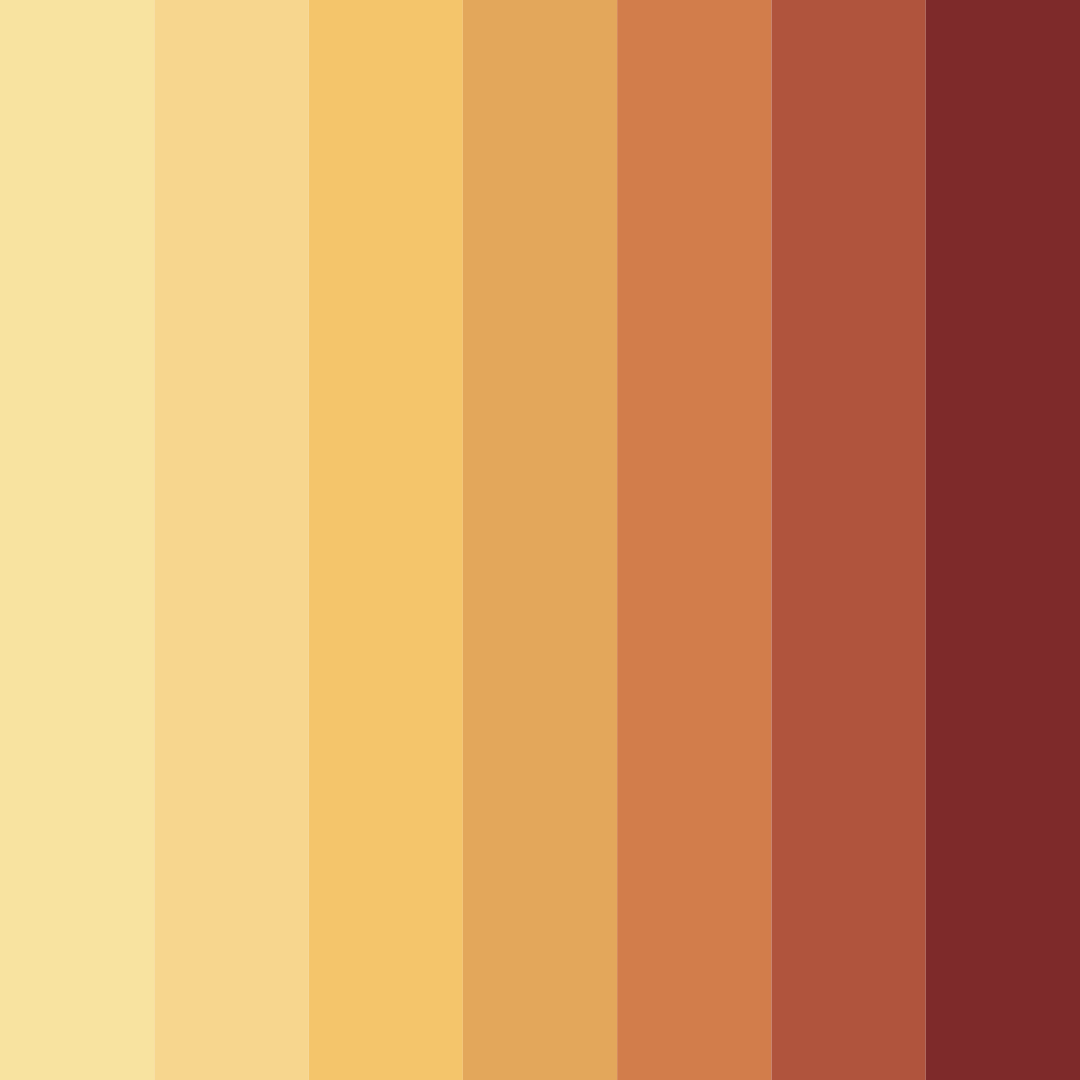 Download autumn ember color palette PNG image (square)