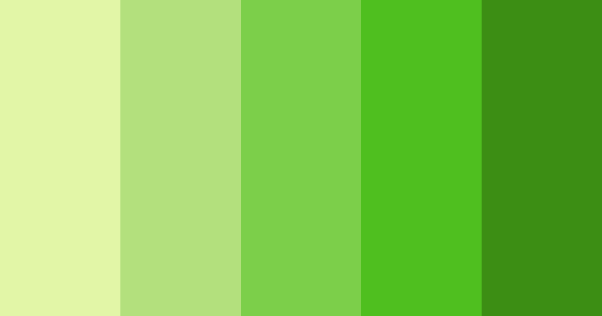 Download lime sunshine color palette PNG image (landscape)