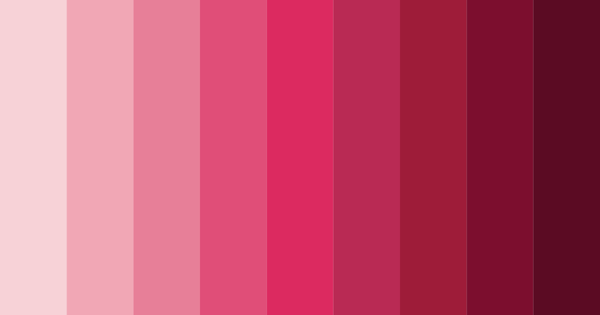 Download petals of passion color palette PNG image (landscape)