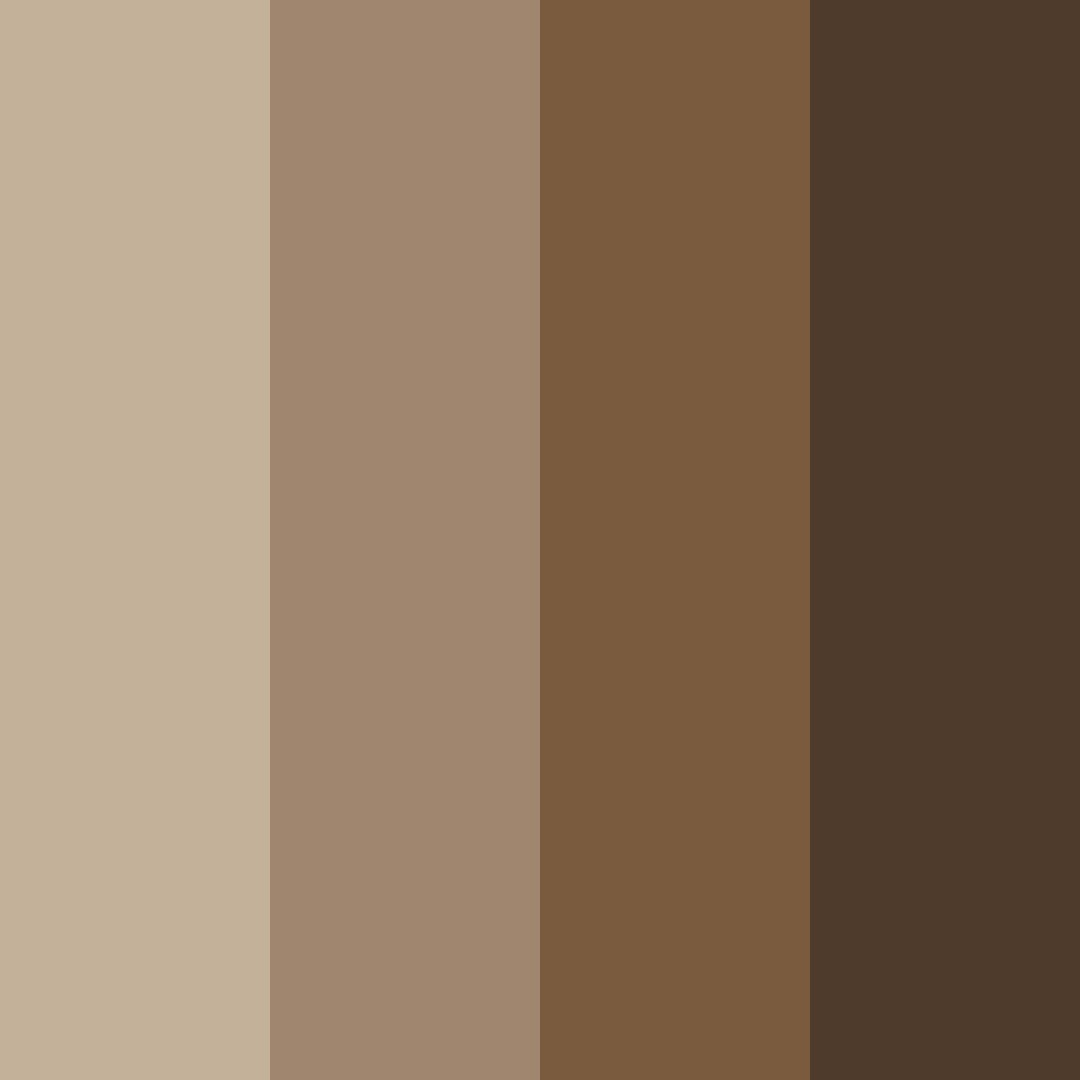 Download brews of earth color palette PNG image (square)
