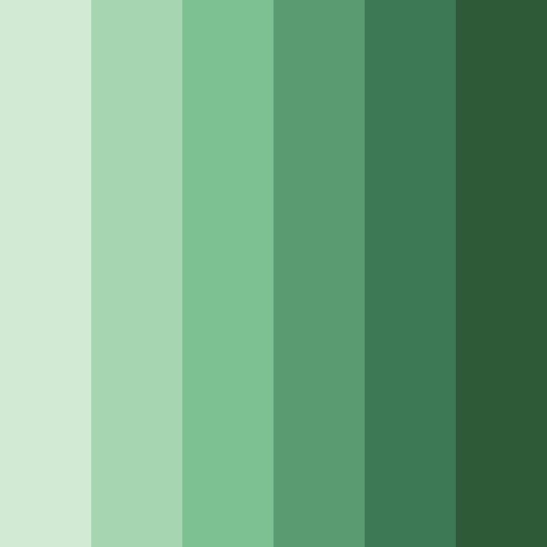 Download mossy serenity color palette PNG image (square)