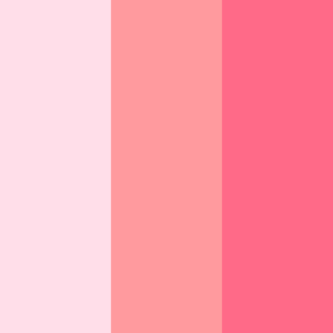 Download pink sunset color palette PNG image (square)