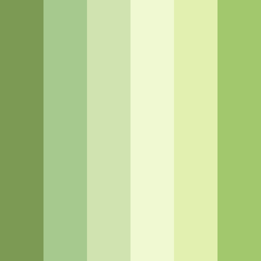 Download verdant whisper color palette PNG image (square)