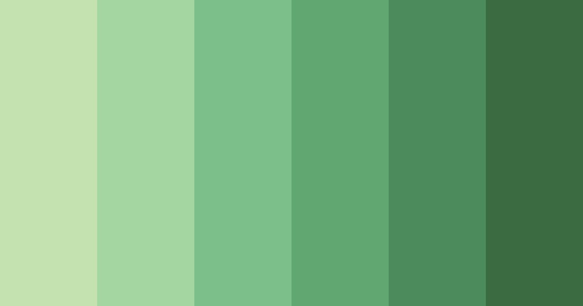 Download emerald embrace color palette PNG image (landscape)