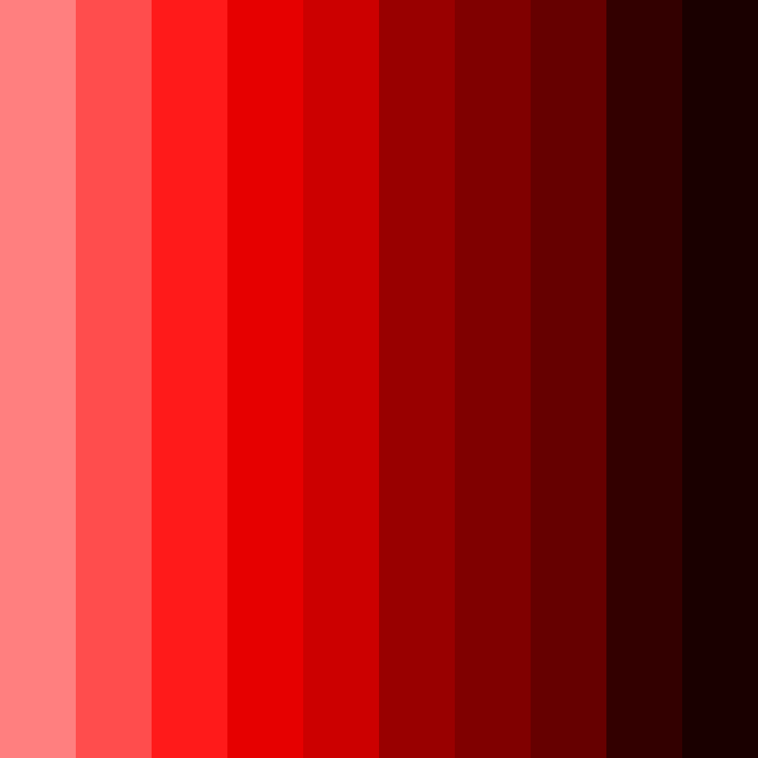Download deep red color palette PNG image (square)