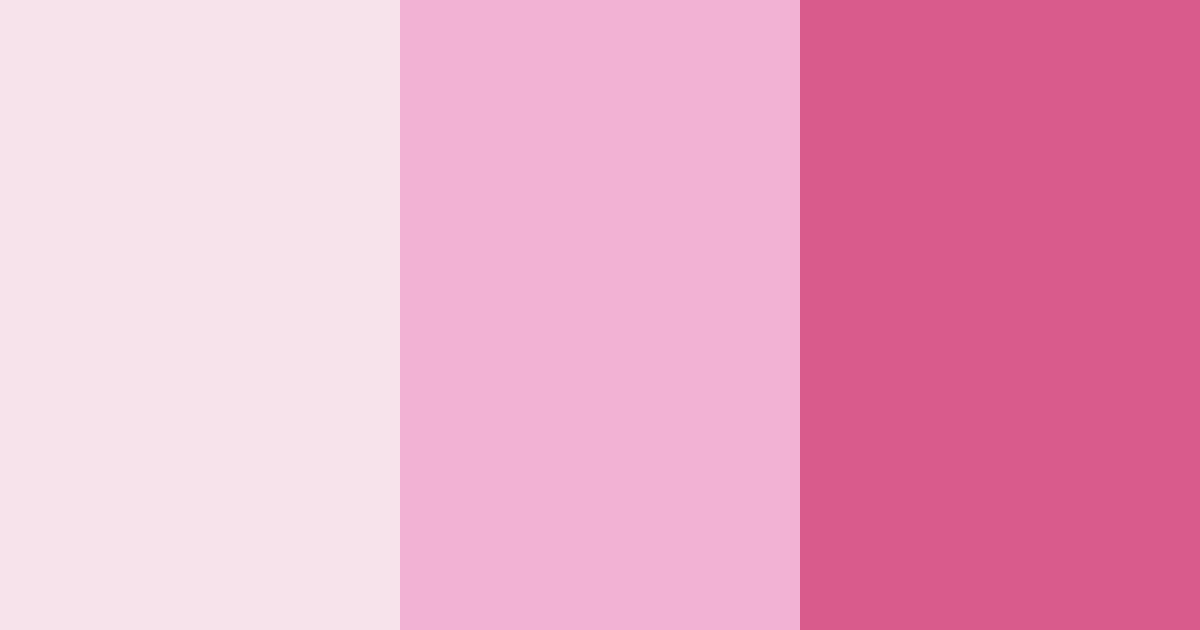 Download blushing blossoms color palette PNG image (landscape)