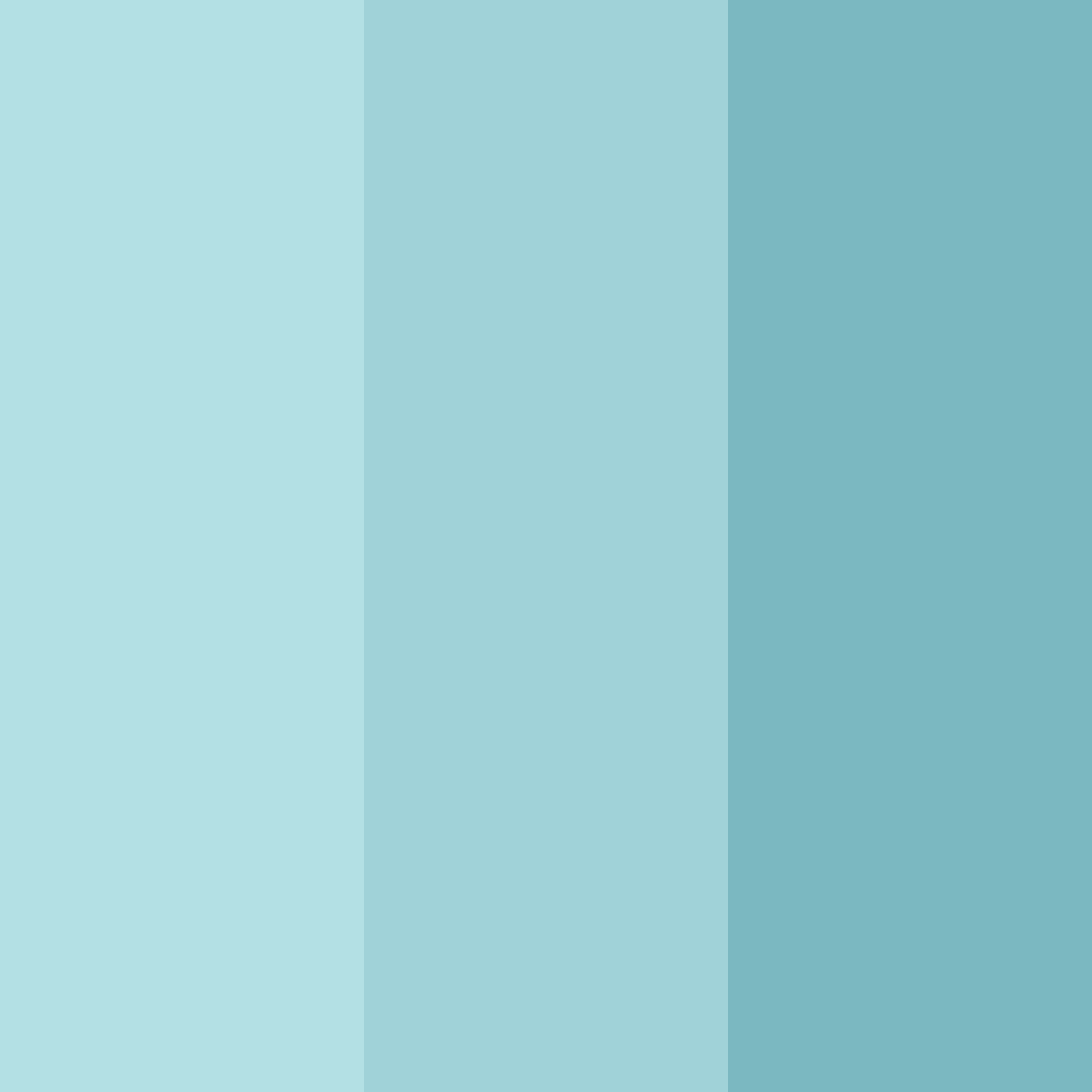 Download ocean breeze serenity color palette PNG image (square)