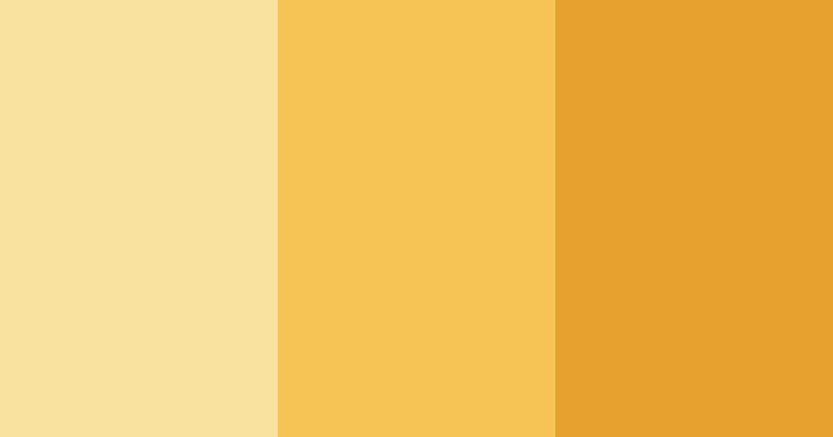 Download sunny yellow color palette PNG image (landscape)