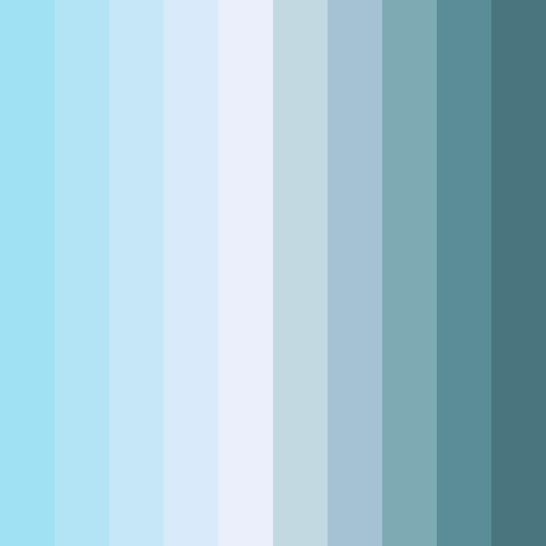 Download light blue color palette PNG image (square)