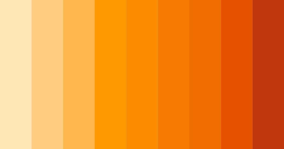 Download light orange color palette PNG image (landscape)