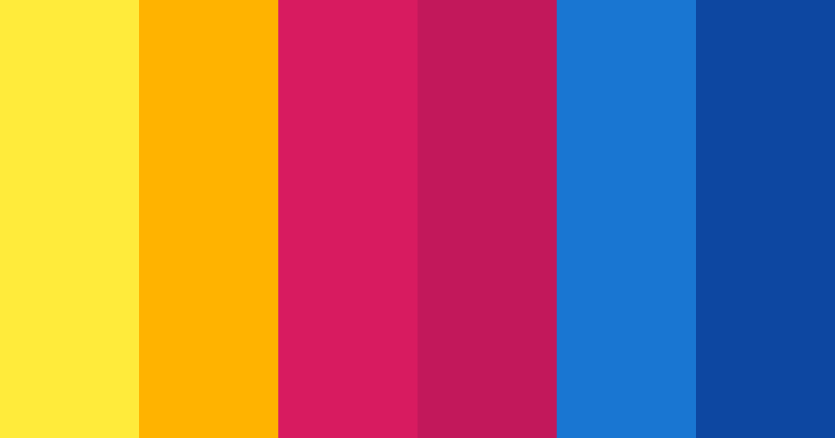 Download shades of yellow and pink color palette PNG image (landscape)