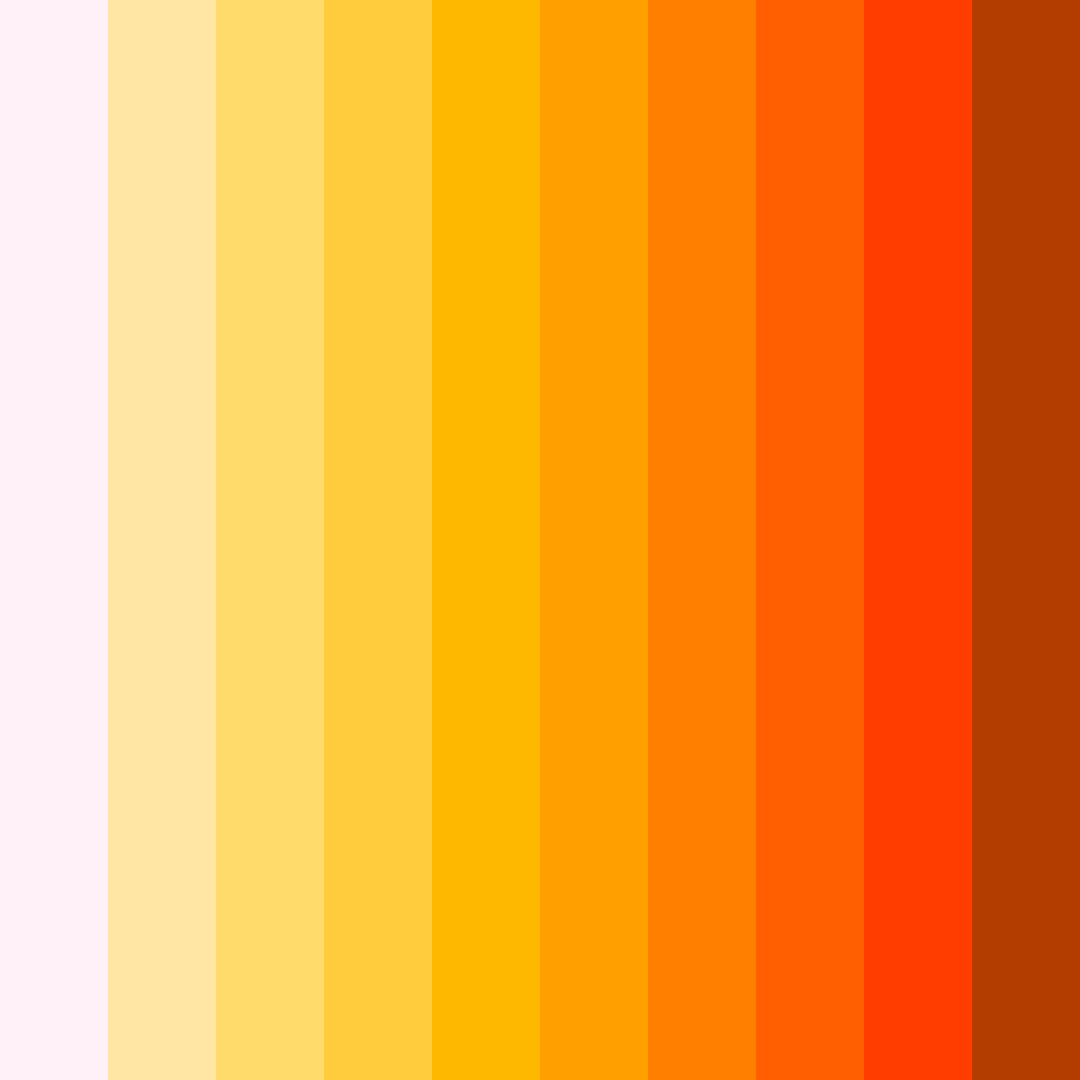 Download pink sunrise color palette PNG image (square)