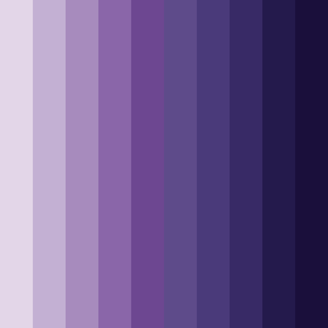 Download dark lavender shades color palette PNG image (square)