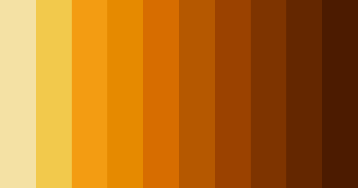 Download amber harvest color palette PNG image (landscape)