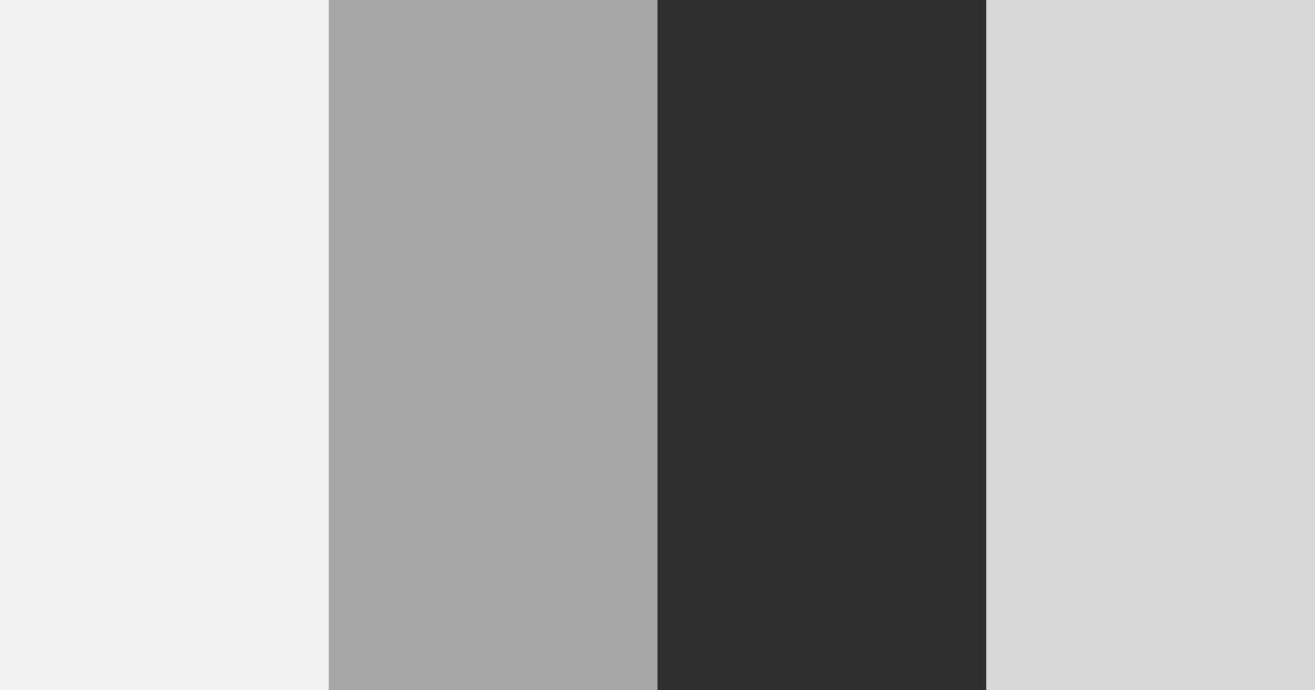 Download monochromatic gray color palette PNG image (landscape)