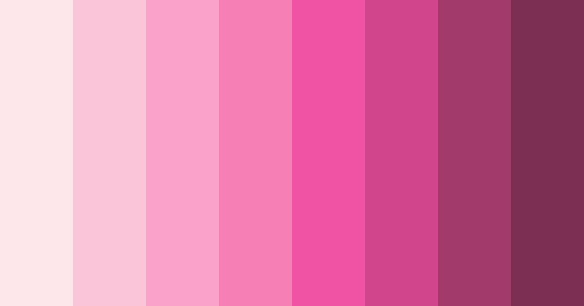 Blushing Blossoms Color Palette - ColorDrop