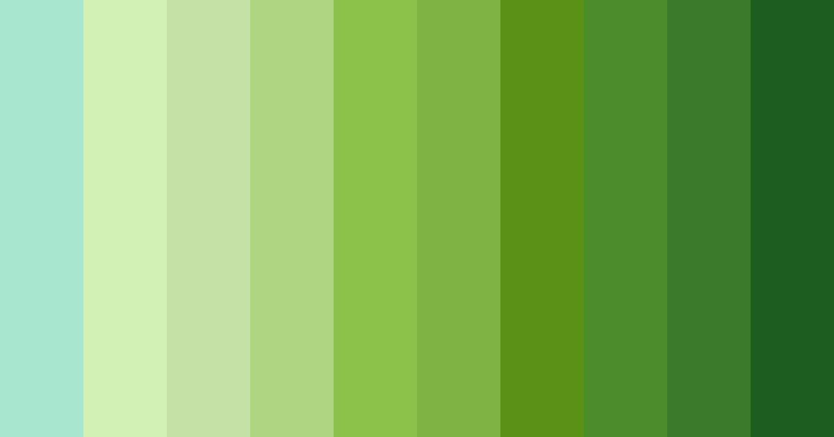 Download verdant symphony color palette PNG image (landscape)
