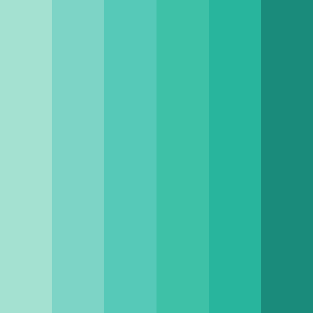 Download turquoise oasis color palette PNG image (square)