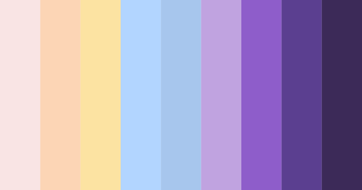 Download whimsical harmony color palette PNG image (landscape)