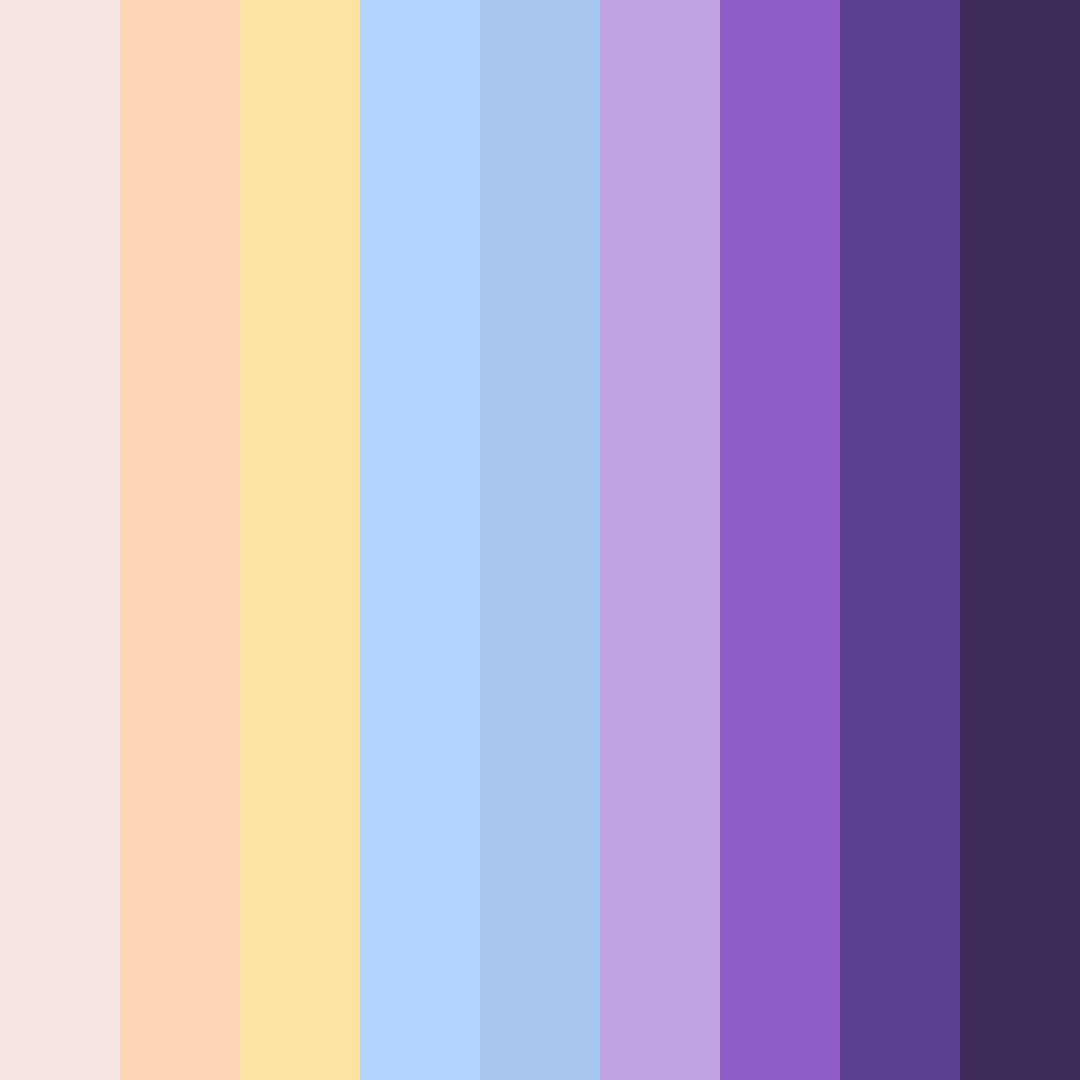 Download whimsical harmony color palette PNG image (square)