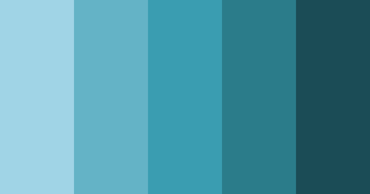 Download turquoise ocean color palette PNG image (landscape)