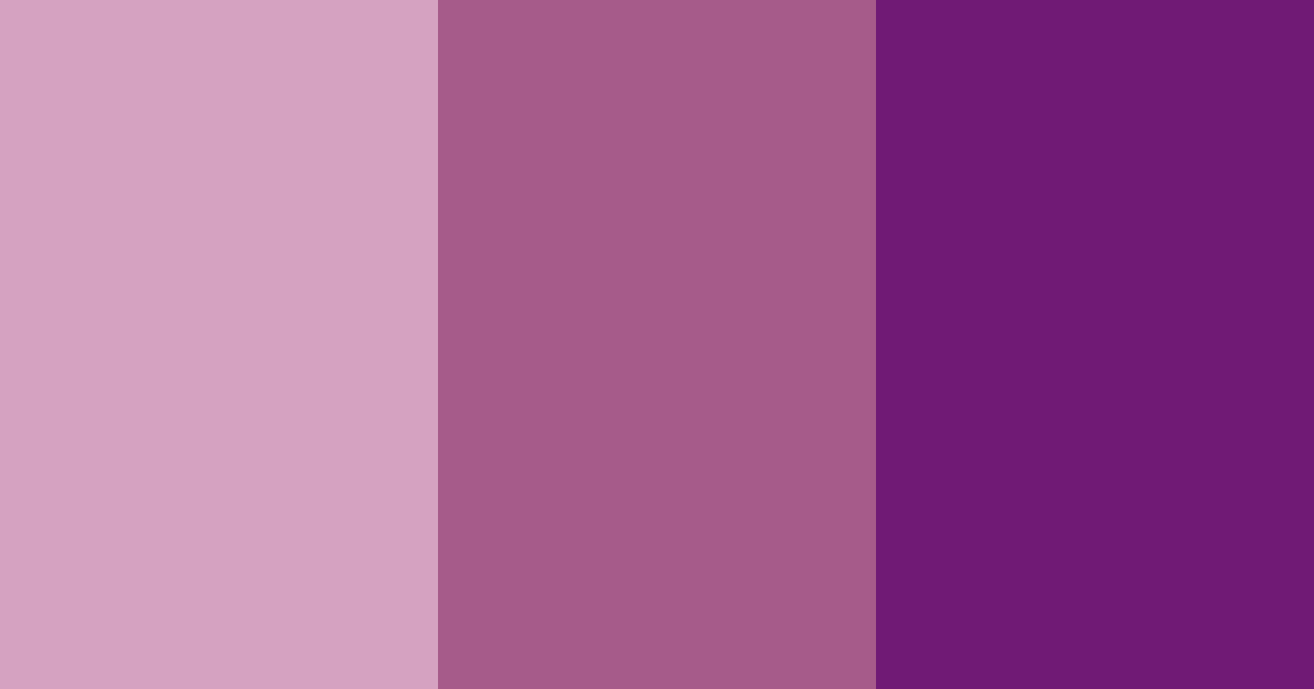 Download shades of purple color palette PNG image (landscape)